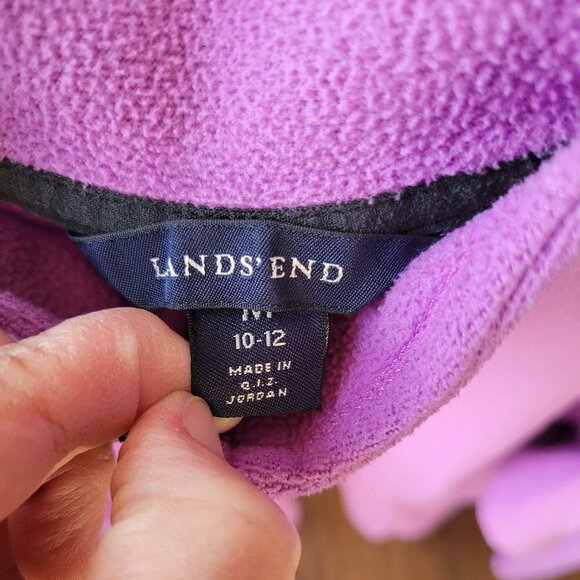 Womens Lands End Zip up sweatshirt - Picture 3 of 5